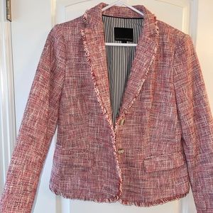 Banana Republic Pink twead blazer